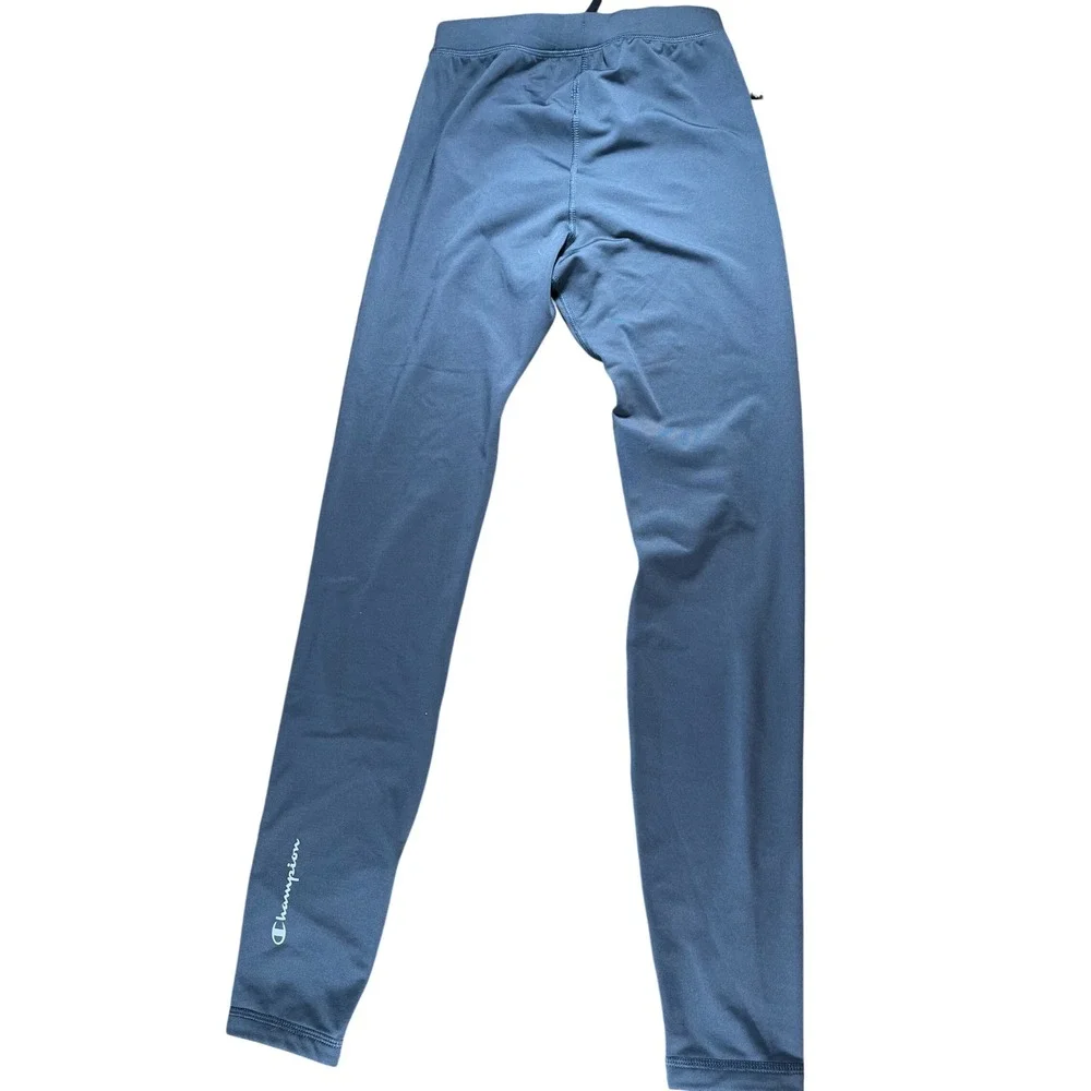 Champion Mens Compression Leggings Slate Gray Athletic Training Pants Small‎